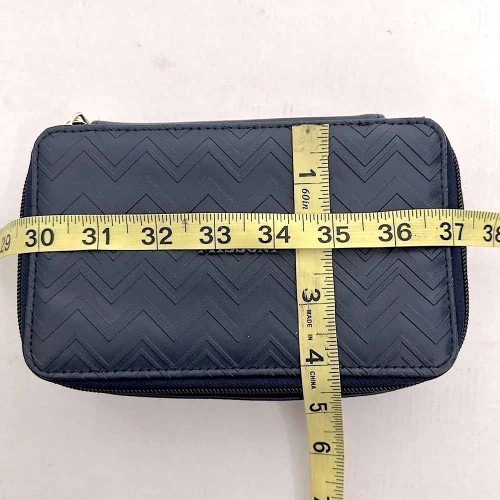MISSONI for Delta clutch/ travel bag navy NWOT